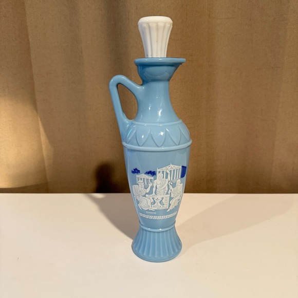 Avon Other - Vintage Jim Beam Greek Philosophers Milk Glass Decanter Socrates Plato Aristotle